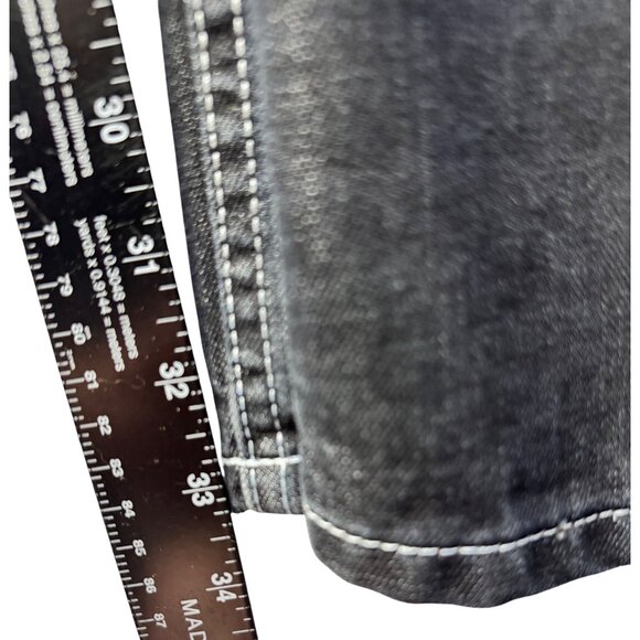 Brooklyn Xpress Mens Dark Wash Denim Jeans 42X34 Relaxed Fit Skater Casual - Picture 6 of 9